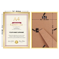 Photo Frame Picture Frame Wall Decor Home Decor painting frame certificate 4R 5R 6R 8R A4 A3