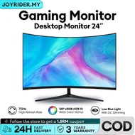 Monitor 24 Inch Curved Monitor 27 Inch Gaming Monitor With Speaker Ps4/5 75Hz