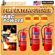 Nasara Pemadam Api Mudah Alih Serbaguna Serbuk ABC 6kg / 9kg / 12kg / Fire Extinguisher