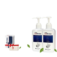 [ซื้อ 2 แถม 2] Combo แชมพูสมุนไพร Sanderma 2 ขวด - รับฟรี! สบู่ก้อนธรรมชาติ 2 ก้อน | ลดรังแค แก้คันห