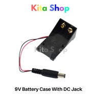 9V Battery Case With DC Jack (2.1 mm)
