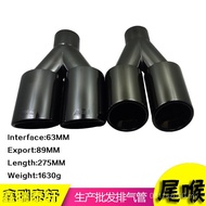 BMWX3X53 Exhaust Pipe Muffler Modified Version BMW 5X6A Tail Throat Series BMW C Stainless Steel Sui