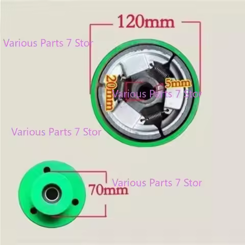1pc 168F/170F Clutch Pulley 20mm for 168/170/GX160/GX200 Gasoline Engine/Diesel Engine Replacement P