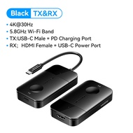 Vention không dây loại c để hdmi máy phát và máy thu 5.8ghz wifi ban nhạc 4k 30hz đầu ra cho máy tín