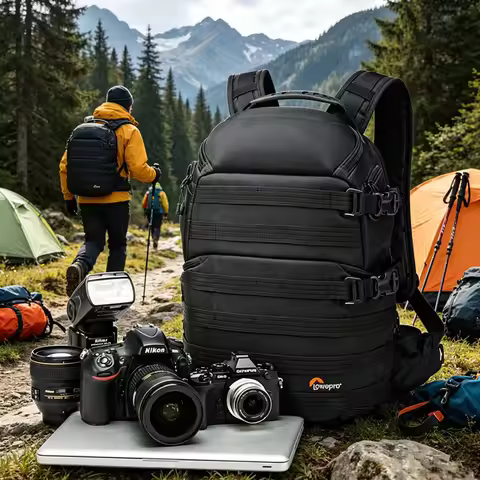 Lowepro Camera Bag ProTactic 350 AW DSLR Camera High-capacity Photography Backpack Laptop Drone Back