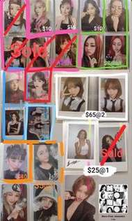 le sserafim ive idle i-dle 小卡 特典卡 拍立得 polaroid