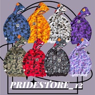 Bape shark wgm double zipper Hoodie full tag latest and coolest Bape Hoodie