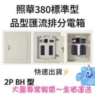照華 ISO900去認證 2P B型 380(寬) 匯流排 標準型 開關箱 品型箱 匯流排 開關箱 配電箱 分電箱
