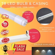 LED T8 Extra Bright 22W 30W 4FT Light Tube Lampu Kalimantang Terang Dinding Siling Wall Ceiling Lighting Mentol Panjang