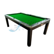 8ft Iron Ox Multipurpose British Pool Table