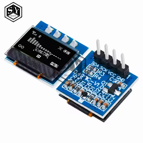 0.49 Inch OLED Display LCD Module White 0.49" Screen 64x32 I2C IIC Interface SSD1306 Driver for Ardu