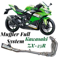 MUFFLER FULL SYSTEM KAWASAKI ZX 25R ZX-25 R MUFFLER FULL SET ZX-25R 2024-2025 READY STOCK GOOD QUALI