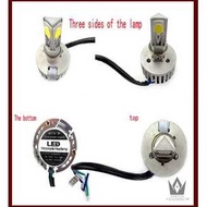 CAHAYA Led Headlamp 10W (Near) & 15W (Far) Universal H6/H4 White Light