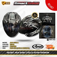 HELMET ARAI RAM3 STELLA HITAM PREMIUM