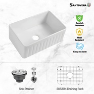 SANTOVENA Ceramic Farmhouse Sink (VN-8860A/VN-8860B)