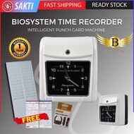 BIOSYSTEM Punch Card Machine Time Recorder Attendance
