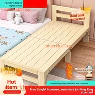 Wood Solid Foldable Bed Single Bed Frame 180Cm Long Other Sizes Can Be Customized Height Customizati