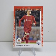 Topps UCC Short Print Club Border Darwin Nunez Liverpool Football Card