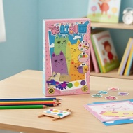 Kids Magic Squeegee Scratch Art 35 Piece Kit, Colorful Rainbow Reveal