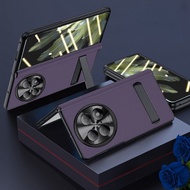 New For OPPO Find N5 Phone Case Find N3 With HD Membrane Genuine Leather Stand Phone Case