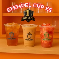 FASTLABEL | CUSTOM PLASTIC CUP PRINTING & SCREEN PRINTING | PERMANENT STAMP FOR CUP PACKAGING