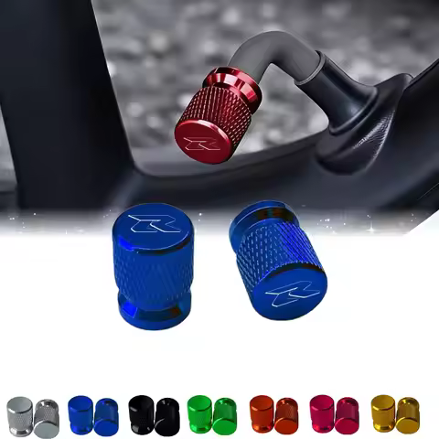 For Suzuki GSXR 1000 750 600 GSX-R 125 150 600 750 1000 1998-2026 Motorcycle Wheel Valve Caps 2pcs