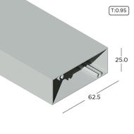 Aluminium Extrusion Louvre Frame Window Profile (Big) Thickness 0.95mm LV704 ALUCLASS
