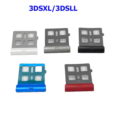 1/2/5PCS For 3DSXL 3DSLL SD Game Card Slot Cover Holder Frame for 3DS LL 3DS XL Console Repair