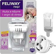 FELIWAY Help! Diffuser + Refill 7 Days, Helps Your Cat to Deal with Momentary Stress Situations, Cal