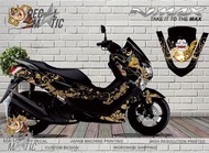 Decal stiker Full body Nmax Hitam Batik Wayang Semar