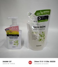日本 SARAYA 天然泡沫洗手液 + 補充包