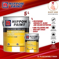 5L Nippon Paint PU Recoatable Finish Epoxy Clear Coating Clear Epoxy Clear Epoxy Floor Paint Clear E