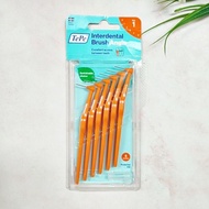 แปรงซอกฟัน ขจัดคราบ ถนอมเหงือก ด้ามจับถนัดมือ Interdental Brush Angle 6 Brushes [TePe®]