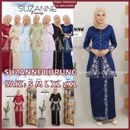 Suzanne Kurung Baju Raya 2023 Baju Nikah Tunang Sanding Bridesmaid Baju Dinner Muslimah Wedding Dres