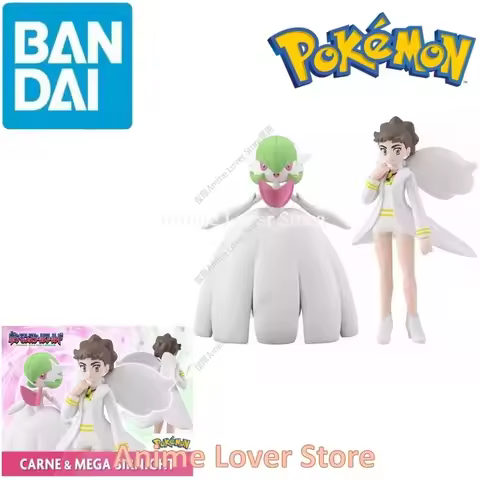IN STOCK Bandai Original Scale World POKEMON Kalos Region Diantha Mega Gardevoir Anime Figures Toys