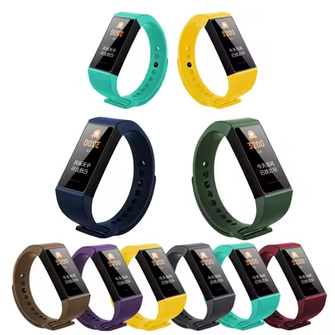 Silicone Wrist Strap For Xiaomi Mi Band 4C Watchband Replacement Sport Soft Strap For Redmi Band Sma