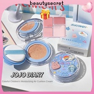 24h Shipping 【Free gift】JOJO DIARY Air Cushion Cream With Lace Lanyard Waterproof Sweat Resistant Mo