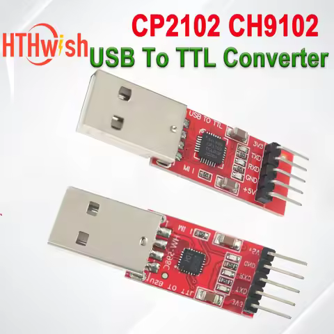 1PC CP2102 CH9102 Module USB To TTL Serial Port Module UART for STC Download Cable PL2303 Super Brus