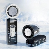 Clover High-Speed LED Cooling Mini Fan Portable Turbo Fan Adjustable Speed Super Cooling Effect ligh