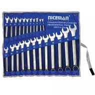 NICEMAN HEAVY DUTY COMBINATION SPANNER SET / COMBINATION WRENCH 23PCS (6-32MM) NM723C