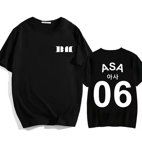 BABYMONSTER Kpop Band T-shirt ASA 06 Tees Short Sleeve Comfortable Tee-shirt Summer Casual WomenTshi