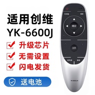 Suitable for Chuangwei TV Remote Control YK-6600J 40E6000 43E6000 49E6000 50E6000 UUELE Original Ver