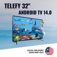 2025 Smart TV Android 14.0 Android TV Smart TV 43" 32" Digital 24"