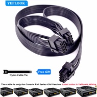 Original PCIe 8Pin to 8Pin 6+2Pin GPU Power Supply Cable For Corsair HX Series HX750 HX850 HX1000 HX