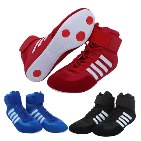 CLYFAN Men Women boxing Shoes Rubber Outsole Breathable Wrestling Shoes Children Wrestling Costume S