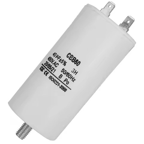 450V Capacitor CBB60 450V 40uf Capacitor For Washing Machine 50/60Hz