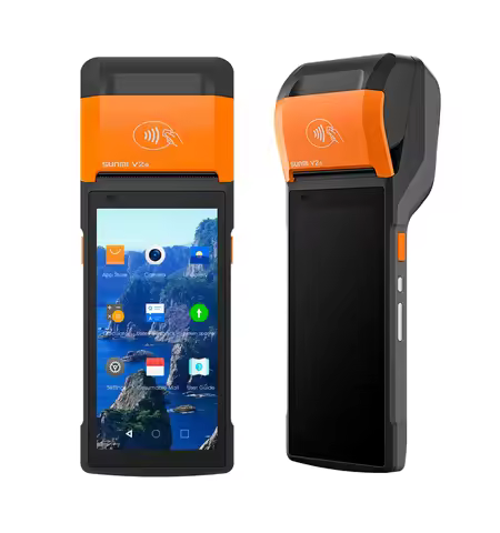 Sunmi V2 V2S Portable All in One Pos System Handle Epos Billing Point of Sale Cash Machines with Pri