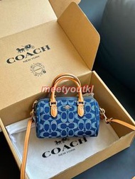 Coach波士頓香布蕾丹寧復古質感拉滿