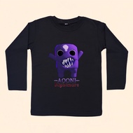 AOONI Nightmare long-sleeved children's t-shirt with free custom name