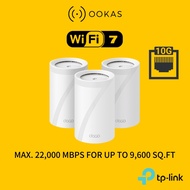 【TP-Link Deco BE85 / BE65 / BE25】WiFi 7 Mesh System | 1 / 2 / 3 Pack | Tri-Band / Dual-Band | MY War